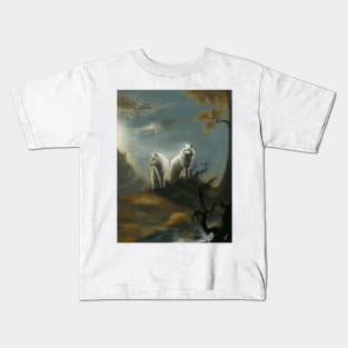 White Wolves Kids T-Shirt